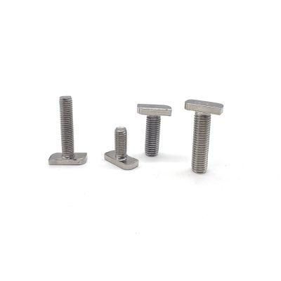 Stainless Steel SUS304 SUS316 Hammer T Head Bolt for Aluminum Profile