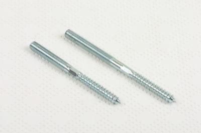 Galvanized Steel Double Threaded End Wood Dowel Screws Hanger Bolts