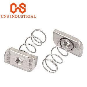Made in China Galvanized Steel Slotted Strut Channel Fitting Spring Nut (C Channel, Unistrut)