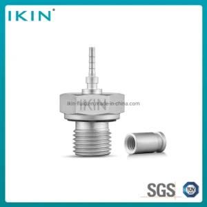 Ikin Carbon Steel Hydraulic Hose Fitting with Male Thread SD Hydraulic Hose End Fittings Hydraulic Connector Hose Fitting
