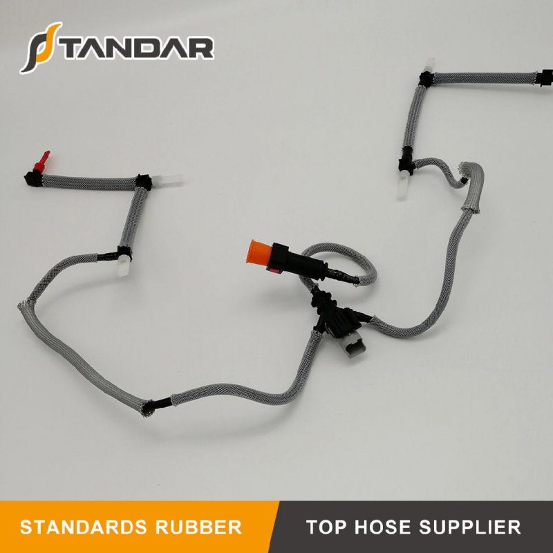 Diesel Fuel Injector Spill Rail Return Overflow Leak off Pipe Hose C2s43380 for Land Rover