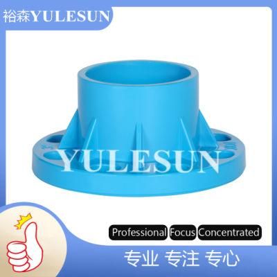High Quality Plastic Pipe Flange UPVC/PVC/CPVC/Plastic Pipe Fitting One Piece Flange for Industry System