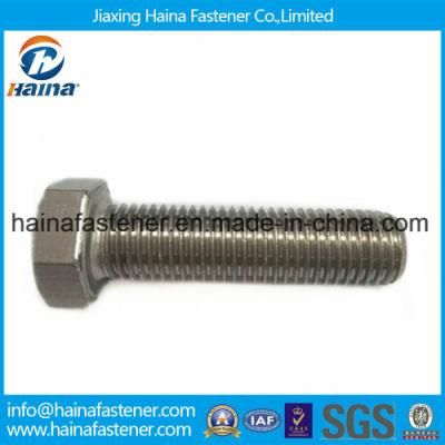 DIN 933 SS304 Ss316 Hexagon Head Hex Thread Bolt