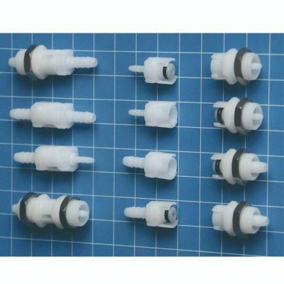 POM/Buna-N 1/16&quot; 1/8&quot; Hose Barb Twist off Plastic Quick Connect Disconnect Tube Fittings