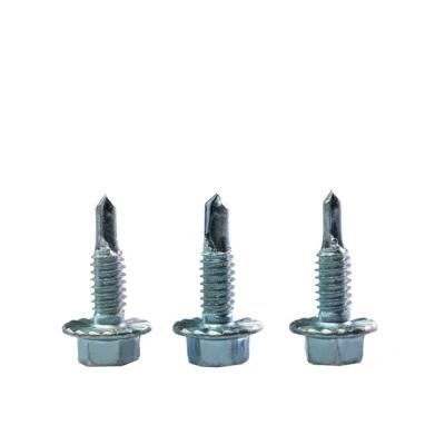 Hex Flange Head Self Drilling Screw with Serrated