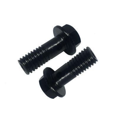 High Quality Black Oxide DIN6921 Full Thread Hex Flange Bolt
