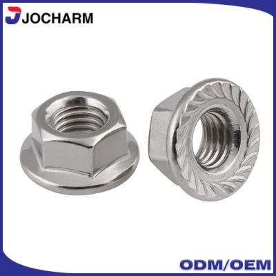 M7 M16 M28 Stainless Steel Hexagon Flange Nut Hex Nut