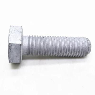 DIN 933 DIN931 8.8 Grade Hot Dipped Galvanized Hex Bolt and Nut