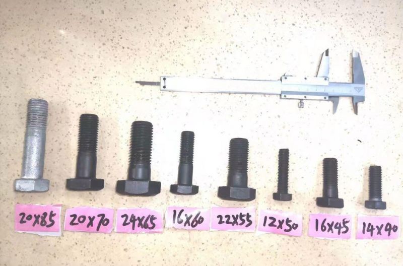 HDG - Grade8.8 - M24or1 - ASTM - A325 M/A325 - Heavy Hexagon Head Bolt/Heavy Hex Bolt - Carbon Steel - 10b33