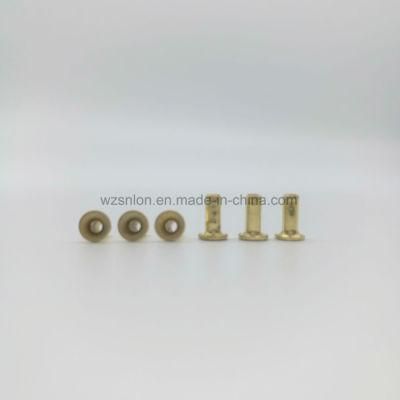M2X5.5 Plated Brass Hollow Rivet