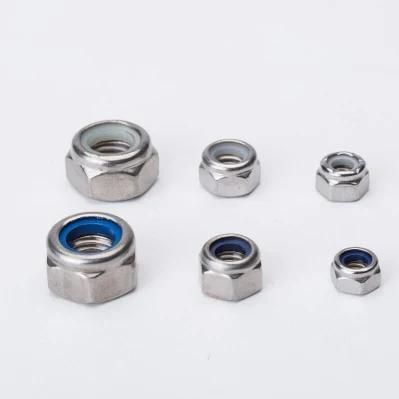 Stainless Steel Nylon Nut, Hexagonal Lock Nuts with Non-Metallic Insert DIN982, Type 1, DIN985