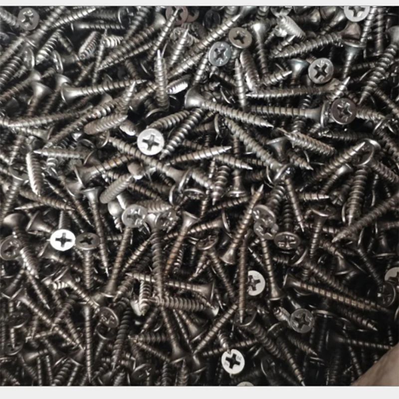 Gypsum Board Screw Black Phosphating Self Tapping Screw M3.5 Wallboard Nail Fiber Nail