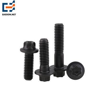 Grade 12.9 Alloy Steel Hexalobular 12 Torx Point Flange Head Bolt Made in China Hardware Torx Head Customized Bolt
