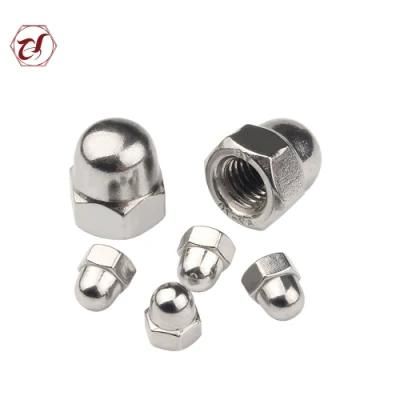 Dome DIN1587 Stainless Steel 304 Hex Cap Head Nut