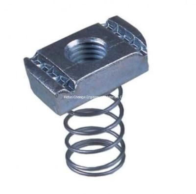 Carbon Steel Channel Nuts (Long Spring)
