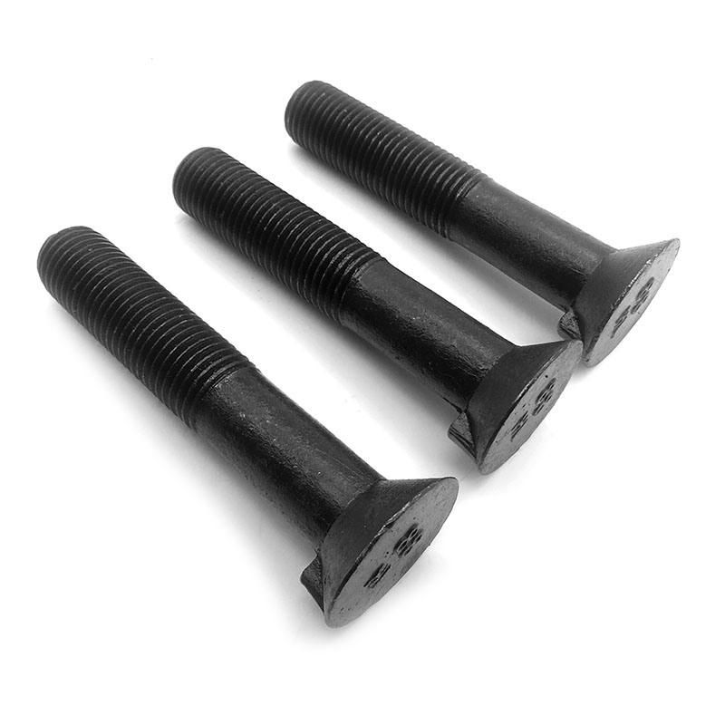 DIN604 Flat Countersunk Head Nib Bolts GB/T11 Conbon Steel Black Oxide Mortise Bolts Made in China