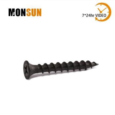 M10 Bugle Head pH #2 Recess Black-Phosphate Laminate Screws for Joining Drywall to Dry Wall