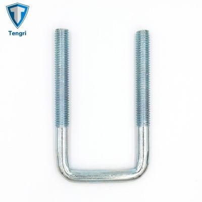 Carbon Steel with Zinc Galvanized U-Bolt Square Head U Bolt