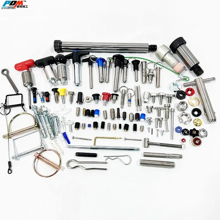 Custom Threaded Spring Loaded Long Plunger Pin