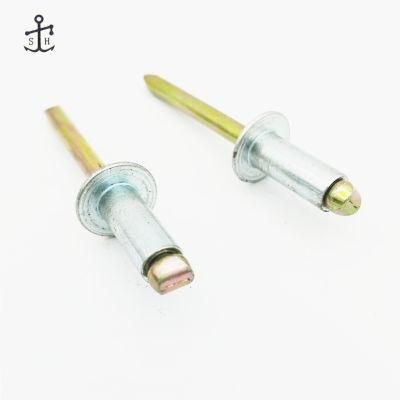 DIN7337 Break Manderl Waterproof Zin Plated Steel and Aluminum Blind Rivet Made in China