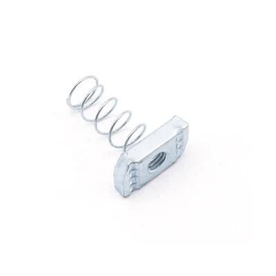 Stainless Steel 316 M10 Long Spring Nut Channel Nut 40mm Spring Length
