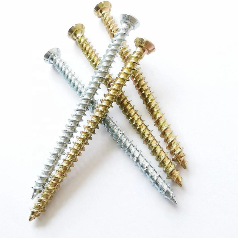 Concrete Screw T30. Hi-Low Thread, Zinc Plated Torx Screw