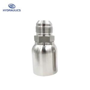 43 Series Rigid Hydraulic Pipe Fittings Stainless Steel Male Jic Hydraulic Hose Fitting