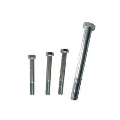 DIN931 Hex Bolt with White Zinc Plated Cr3+