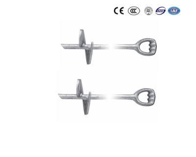 Galvanized Ground Anchor Assembly Screw Anchor Rod
