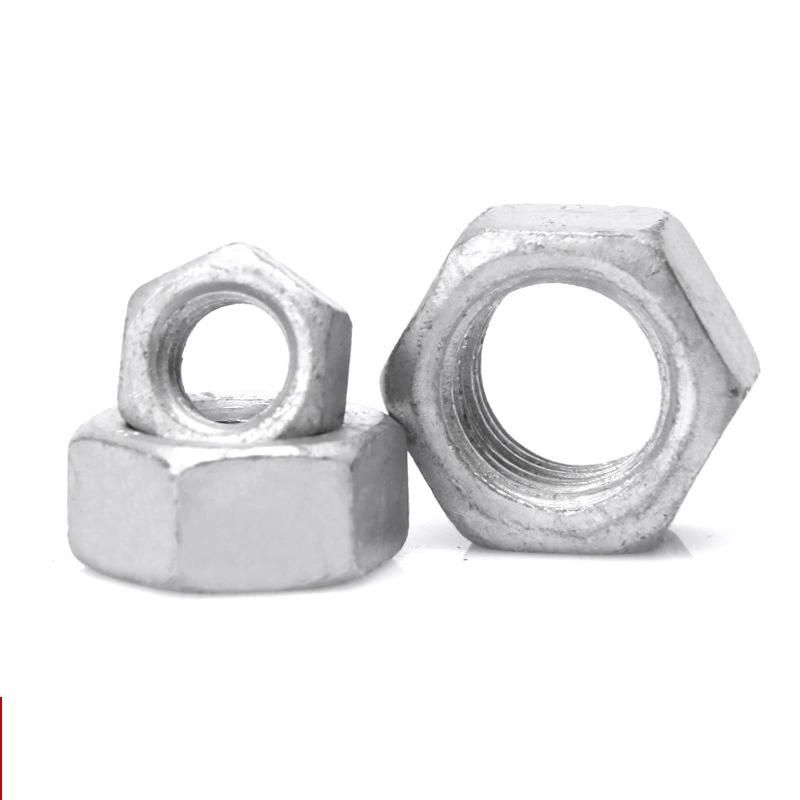 Carbon Steel DIN934 HDG Hot DIP Galvanized Hex Nut