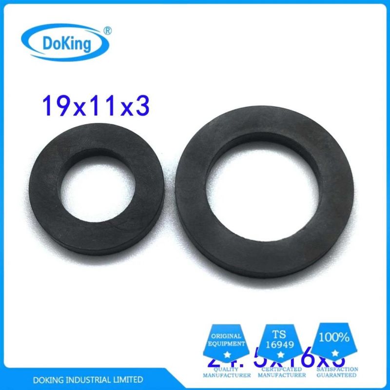 Customized NBR EPDM Car Parts Rubber Exhaust Flange Gasket O Ring Flat Rubber Gasket