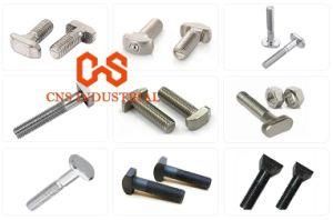 Customized T Head Bolt Made of Stainless Steel, Carbon Steel