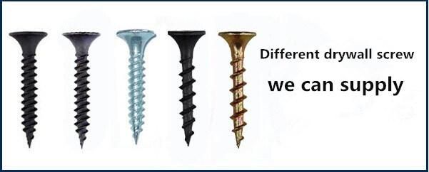 Hard Black Cross Ash Phosphorus Drywall Screw