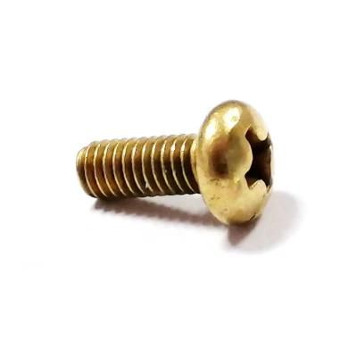 M5 M6 Copper Pan Round Head Phillips Cross Machine Screw