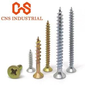 Pan Head Chipboard Screws, Black, Yellow.