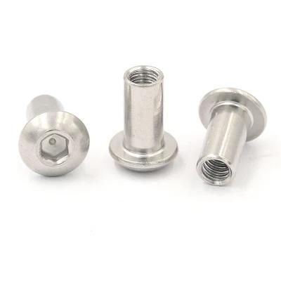 M6 M8 M10 1/4-20 Nickel Flat Head Hex Socket Sleeve Nut