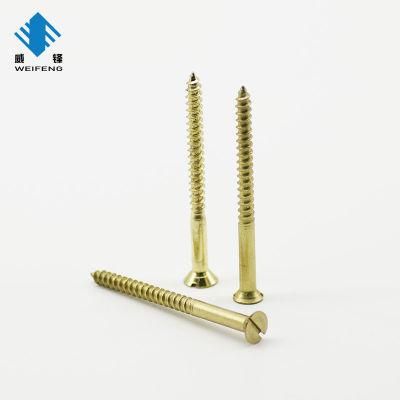 Yellow Zinc Countersunk Head Chipboard Screw Available for Furniture