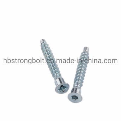 Flat Point Confirmat Screw Carbon Steel