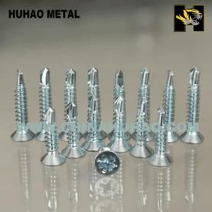Zinc Plate Countersunk Head DIN7504K Self Drilling Screw