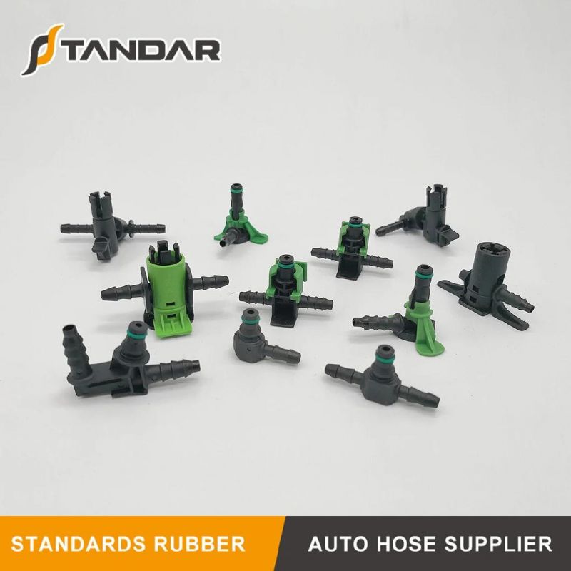 Common Rail Diesel Injector Fuel Return Line Overflow Connector