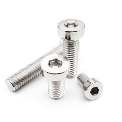 M3 M4 M5 M6 M8 M10 M12 304 A2-70 Stainless Steel DIN7984 Hex Hexagon Socket Thin Low Short Profile Head Allen Cap Screw Bolt