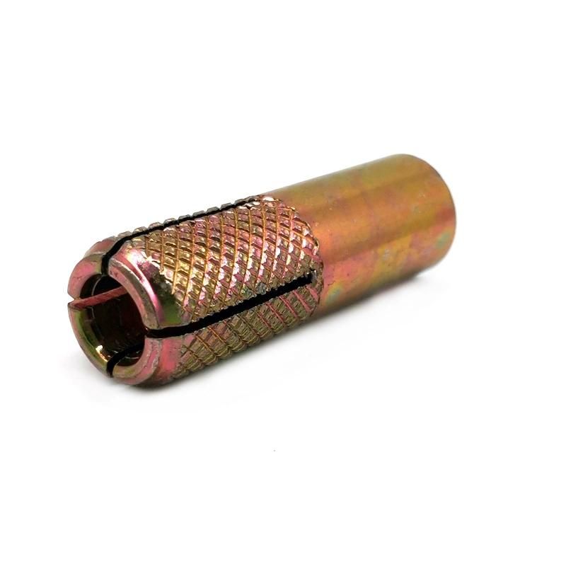 Carbon Steel Zinc Plated Drop in Anchor Bolt with Knurling