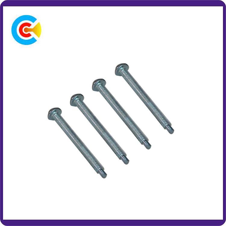 DIN/ANSI/BS/JIS Carbon-Steel/Stainless-Steel Hand Twist Double Bundle Rod Custom Cross Plate Head Screw