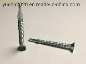 Flat Head Self Drilling Screw with Wings