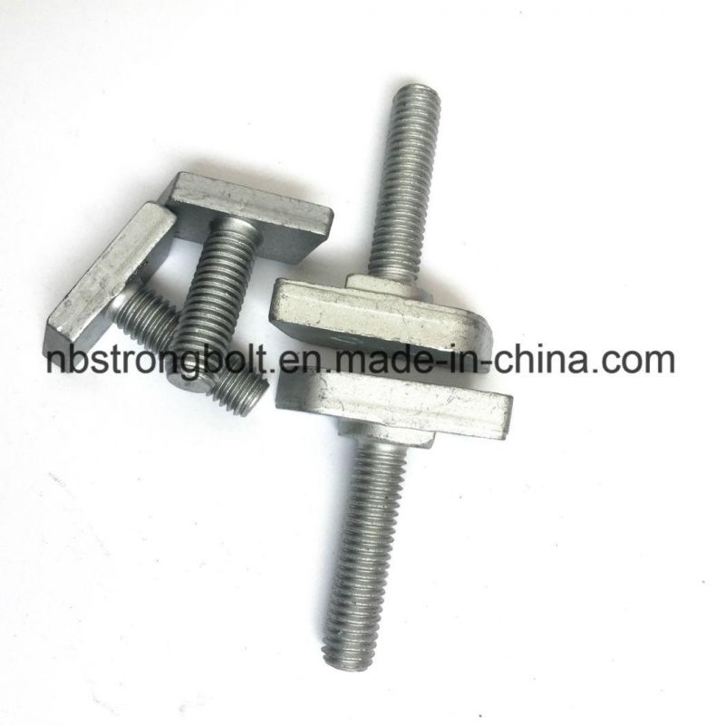 CNC Customization Square Bolt, Zinc Plated/Custmized Square Bolt Factory