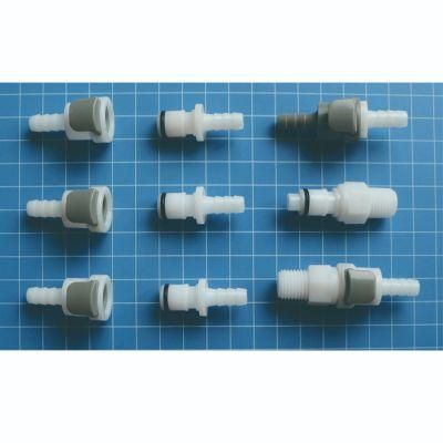 Acetal 1/4&quot; 5/16&quot; 3/8&quot; Hose Barb All Plastic Hose Connector Quick Disconnect Couplings