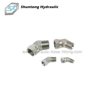 Hose Adapter 45&deg; Bsp Male 60&deg; Seat or Female Swivel 60&deg; Cone, Hose fitting