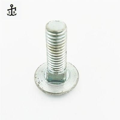 Steel Zinc Plated DIN603, Grade 4.8, 8.8 Gr. 5 Square Neck Carriage Bolt Made in China