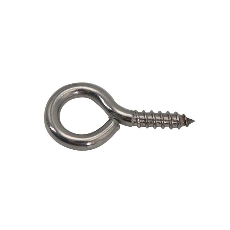 High Quality Stainless Steel Eye Screw, Metal Eye Screws
