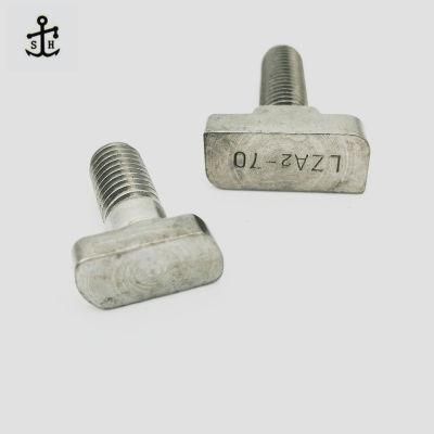 A2-70 Hardware Fasteners SUS304 Stainless Steel M8 T Head Bolt Made in China